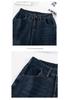2026 Spring High Waist Stretchy Plus Size Wide Leg Jeans for Women - Slimming, Versatile, Straight Leg Pants