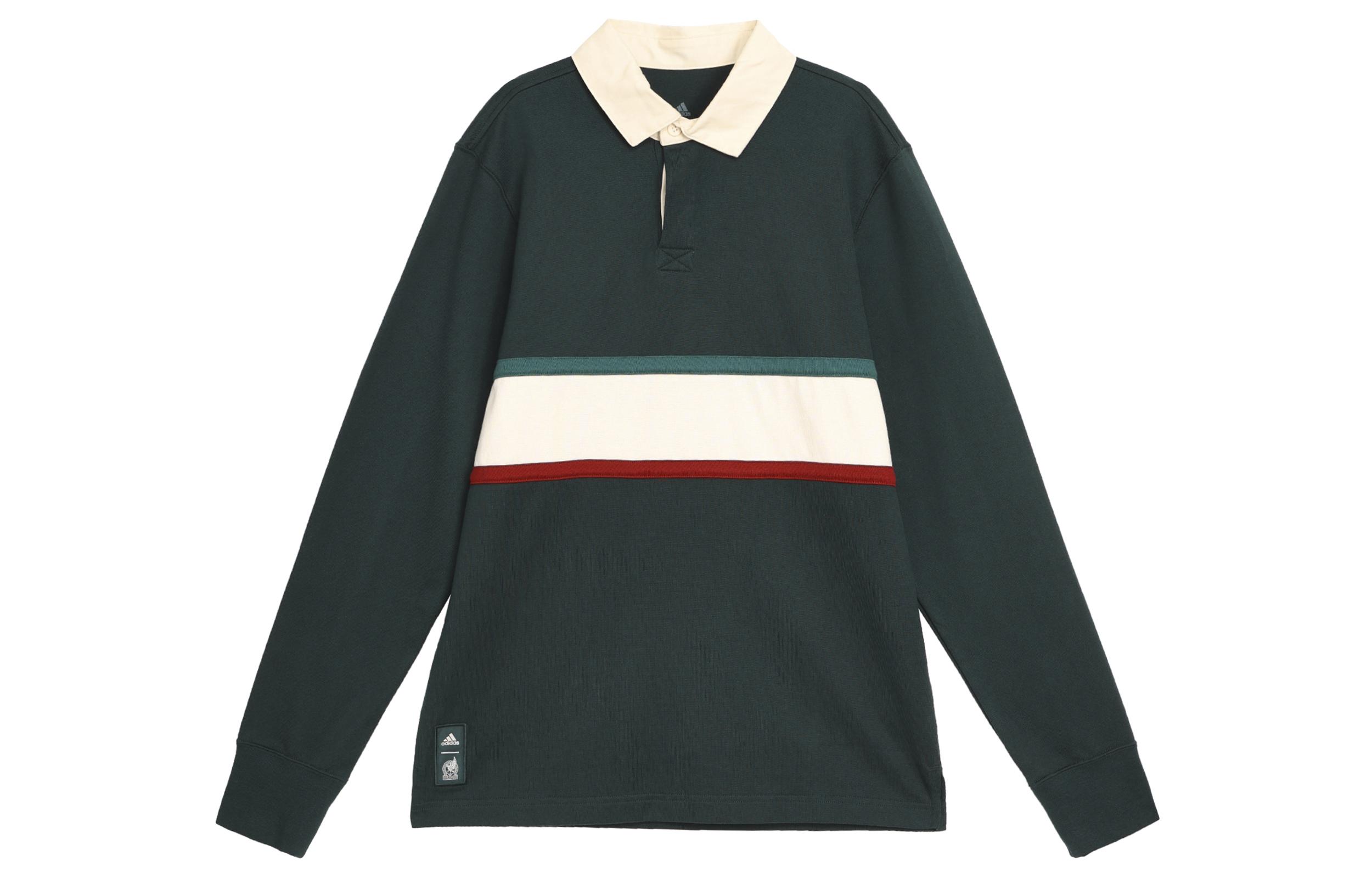 Adidas Fmf Ls Polo Shirt Men s Green HF1442 S