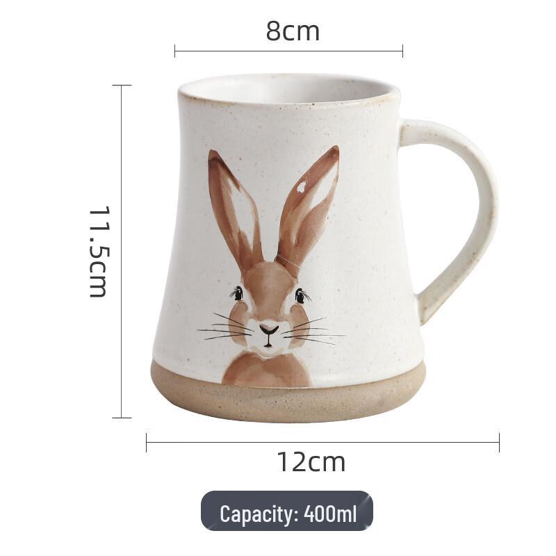 Easter Rabbit Cartoon Ceramic Mug