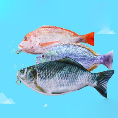 Kreatives koreanisches Fisch-Federmäppchen für Kinder - Simuliertes Live-Fisch-Design für Grundschüler