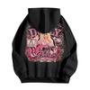 Unisex Lightweight Long Sleeve Hooded Pullover Printed Sweatshirt