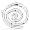1 or 2 pcs Stainless Steel Waterproof Large Spiral Pendants Mosquito Coil Charms For DIY Earrings Necklace Jewelry Accessories