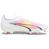 New PUMA Ultra Ultimate FG/AG 'White Orange' Women's 107507-01