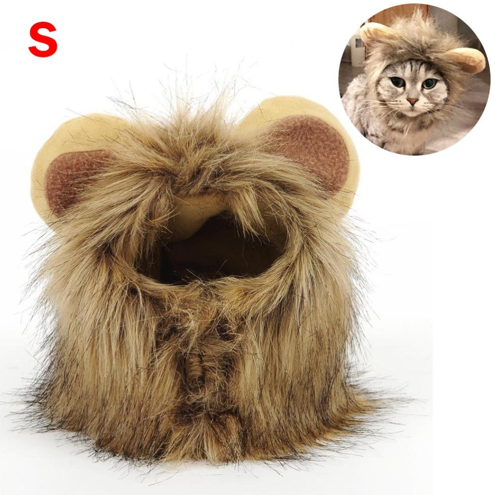 Lightweight Cat Mane Wig Face Opening Pet Wig Washable Mane Wig for Cat  Indoor Cat Wear