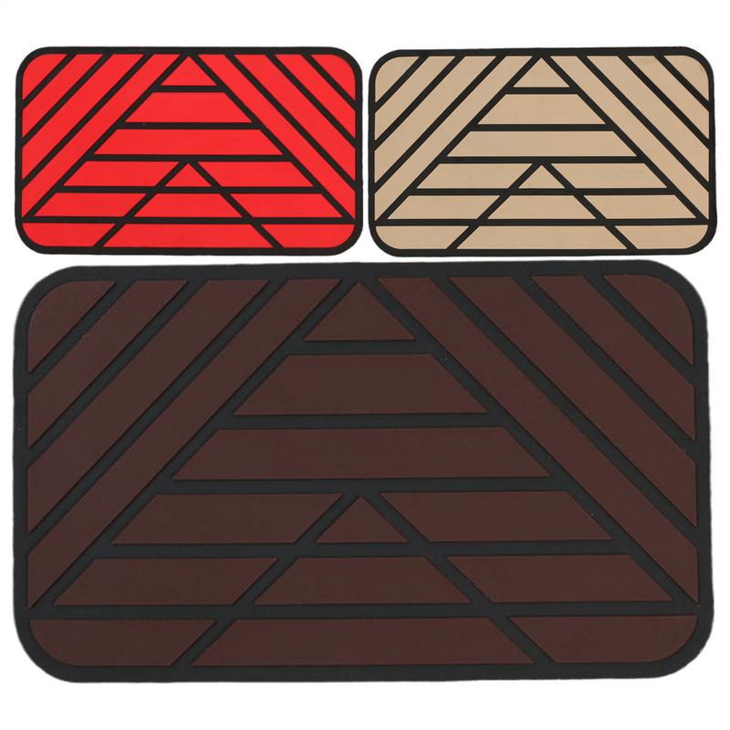 Driver Floor Mat Heel Pad Foot Pedal Kit PVC Car Truck Floor Plate Rest Footrest Floor Mat Sewing Tool Included For Enhanced