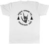 Rocking Christmas Tree Unisexs TShirt Skeleton Hand Rock Goth Music Tee Gift