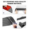 SEAMETAL Car Trunk Rear Bumper Guard Strip 104x8.5cm Rubber Door Sill Plate Protector Mouldings Pad Trim Cover Strip Car Styling