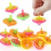5 Pack Led Flashing Mini Spinning Tops Multicolored With Gyroscope Kids Novelty Bulk Spin Toys Party Favors Gifts