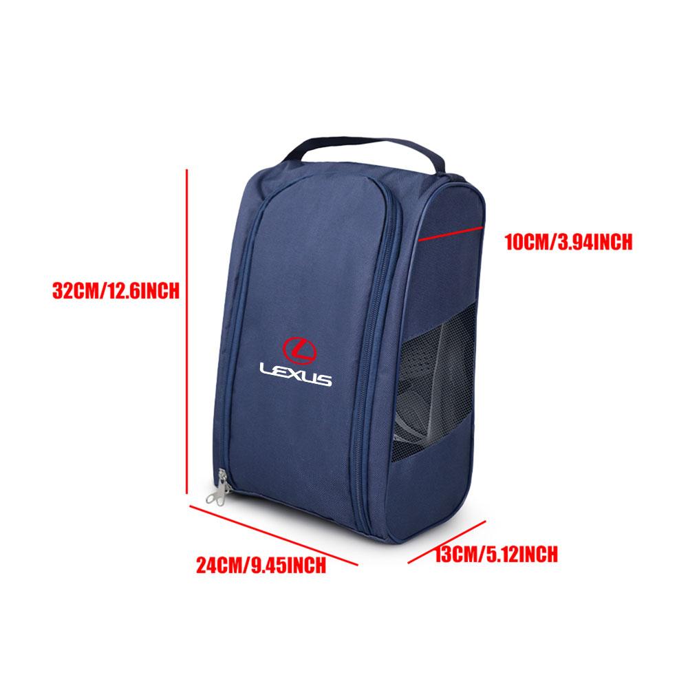 Car Emblem Storage Bag Portable Sneaker Organizer Accessories For Lexus LS IS350 ES300h ES300 IS250 IS220d NX350h RX GS350 LX570