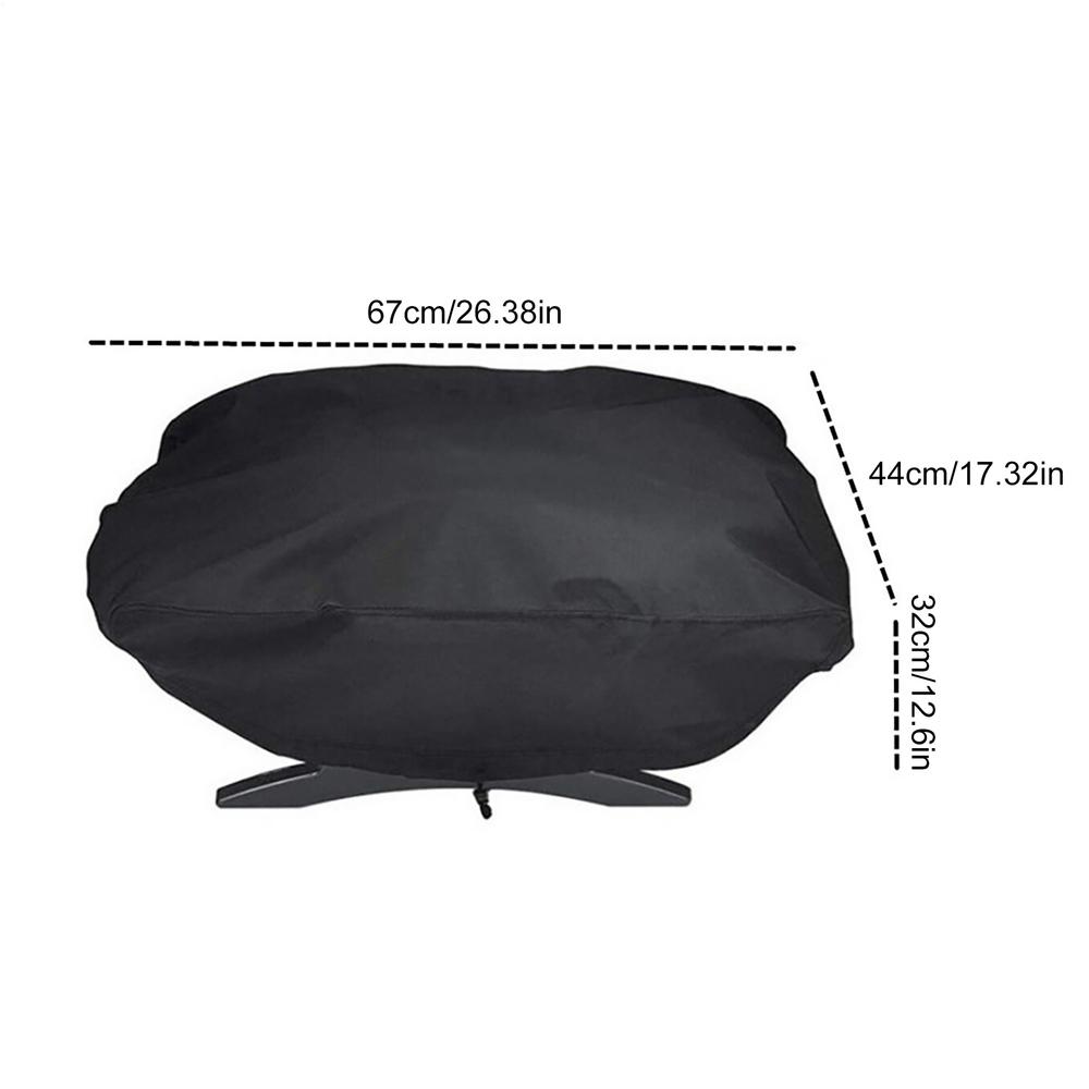 BBQ Cover 210D Oxford cloth Anti-Dust Waterproof Outdoor grill cover Round Barbecue Grill Covers All Weather Protection fitting