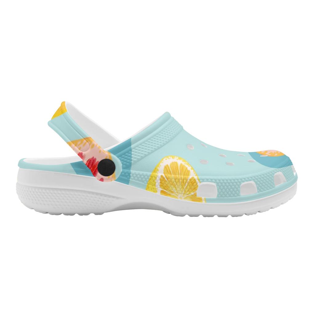 Fashion Pattern EVA Printed Clogs Women Men Comfortable Breathable Slip On Casual Shoes Soft Summer Sandals Casual Daily Wear