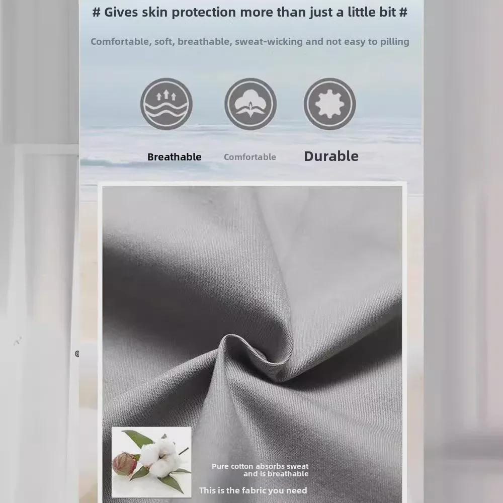 Letní pánské bavlněné tříčtvrteční šortky - Volný střih pro středního věku a starší