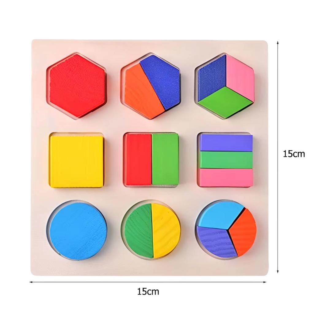 Children Montessori Puzzles Wooden Toys for Shape Cognition Early Educational Learning Kids Games Child Birthday Gifts TMZ