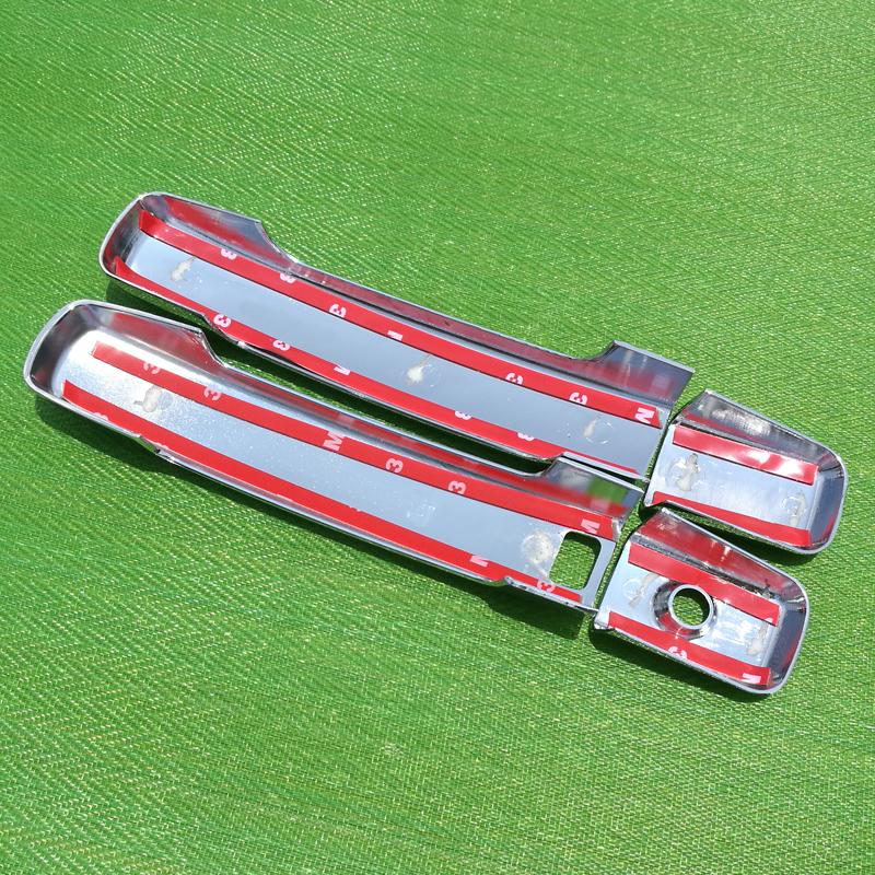 For Nissan Pathfinder R51 2005 - 2012 Luxurious Chrome Door Handle Cover Trim Set  for 4Door Never Rust Car Accessories Stickers