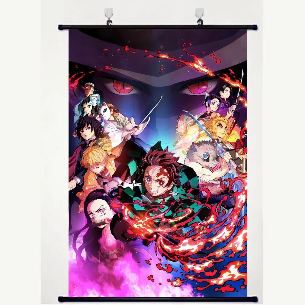 Tasse D-Demon S-Slayer Château de Mugen Neuf Piliers Tomioka Giyu Tanjiro Papillon Ninja Affiche Rouleau Anime Produit Dérivé