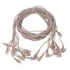 10pcs 3 Pin Hearing Aid Receiver Cable Portable Wear Resistant PVC Hearing Aid Replacement Cord for Hearing Aids
