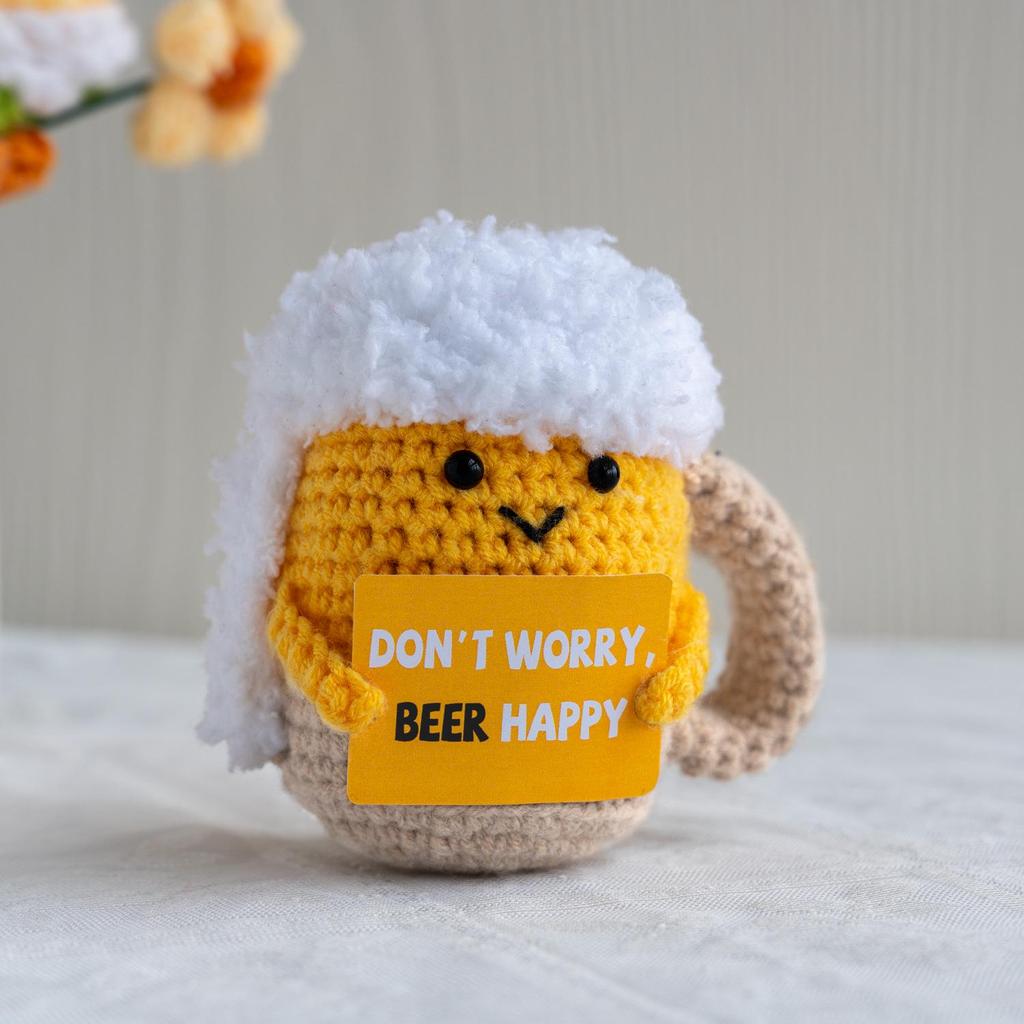 Cute Crochet Frog Toy - Fun Animal Gift