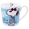 Kanesho Toki Snoopy Large Joe Crew Made In 604181 "Peanuts" Mug, Approx. 350ml, Blue, Japan,