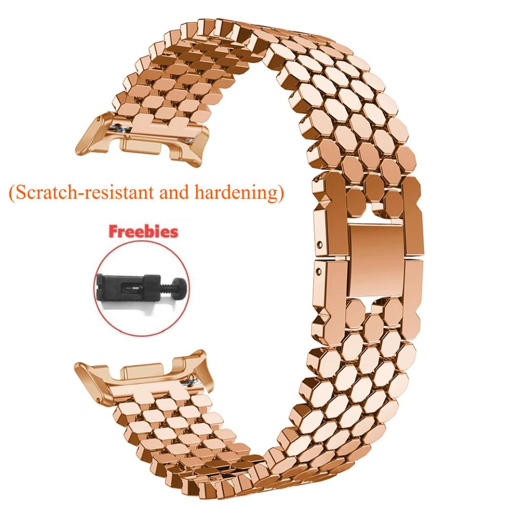 Stainless Steel Strap For Samsung Galaxy Watch 8 Classic 46mm 40mm 44mm Metal Watchband Bracelet Correa For Galaxy Ultra 2025 Watch 7/6/5/4 Band