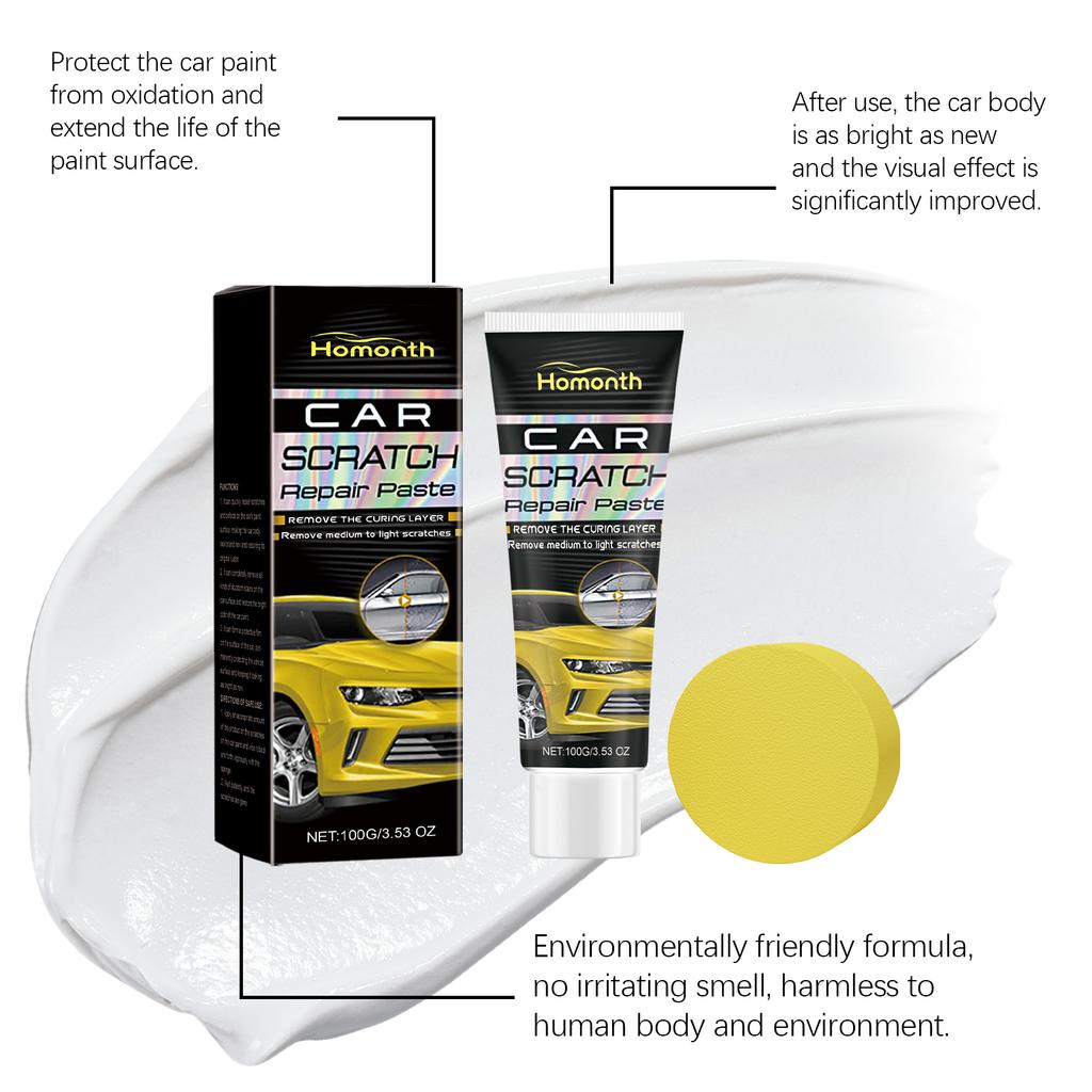 Car Scratch Repair Cream - For Paint Scratch Repair, Care and Daily Automotive Maintenance