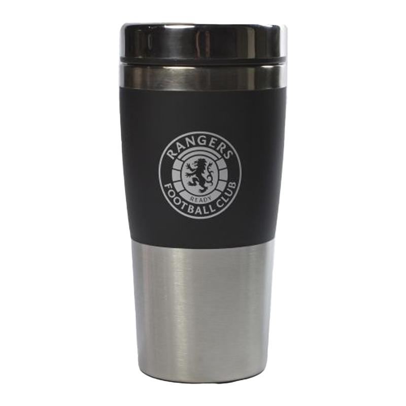 Rangers FC Executive Metallic Travel Handleless Mug