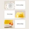 Cute Bear-Shaped Knife Sharpener Stable Vacuum Suction Cup Knife Sharpener Tungsten Steel Whetstone Easy to Store Kitchen Tool