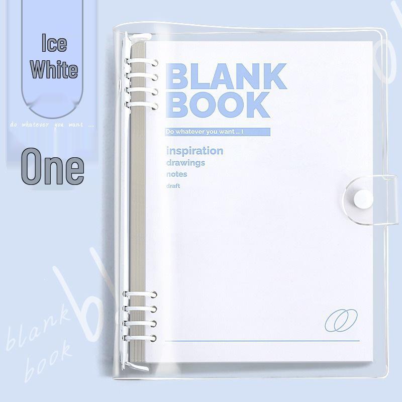 Stylish B5 Ring Binder Notebook with Detachable Coil, Thick Pages, Ideal for Students