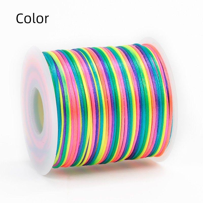 

Chinese Knot Line 7 Red Rope Bracelet Wrist String Braided Rope Handmade DIY Braiding Thread Hanging Piece Pendant Lanyard Material Color