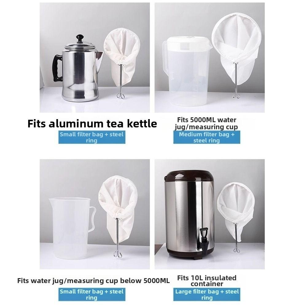 Ultra Fine Mesh Strainer Bags with/without Stand Removable Coffee Filter Sock  Herb Tea