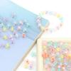 50Pcs 12mm Clear Acrylic Flowers Beads Loose Spacer Beads for Jewelry Making