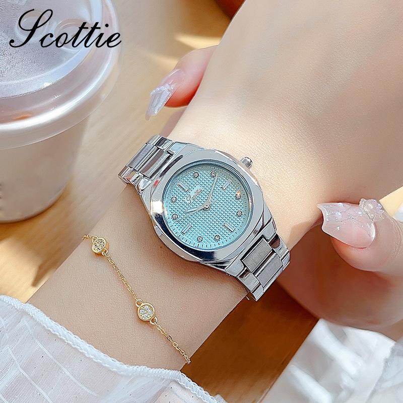 9533C Grey Women'S Watch Steel Belt Watch Women'S Trend