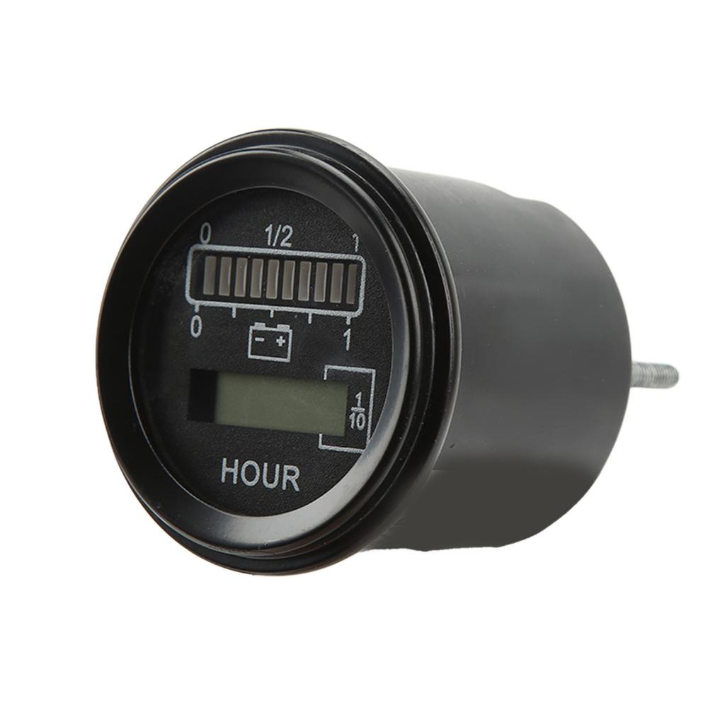 24V Runder Batteriestandsanzeiger 10 Stufen LED Batterieanzeige für Elektro-Gabelstapler 803RB2448BCJ301O