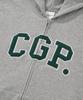 Cgp Arch Logo Zip-Up Hoodie_Green