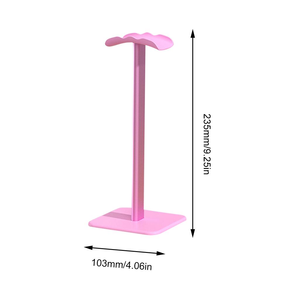 Universal Headphones Stand Holder Aluminuim Headset Holder Non-Slip Stand Holder Rack Support Over Ear PC Headsets Support Rack