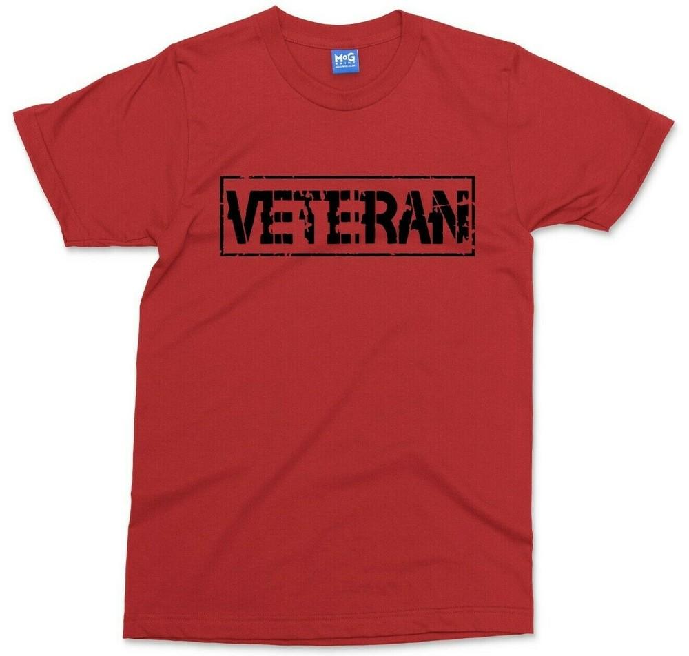 Veteran TShirt Army Soldier Forces Military Gift Defence Top For Him Unisexs Tee S