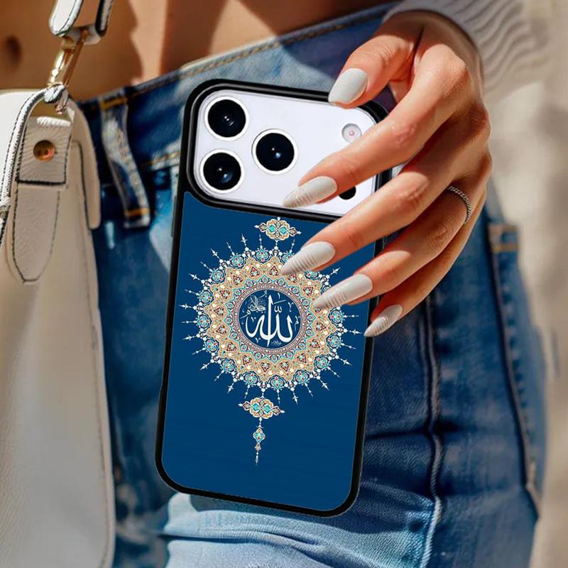 Muslim Islam Bismillah Allah Phone Case For iPhone 17 Air 14 15 13 12 Max Cover For Apple 16e 11 Pro Max Plus Coque