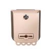 Wall-Mounted Folding Kitchen Trash Can, Punch-Free, Large Capacity, Plastic Bin 