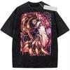 Vente Chaude d'Été Gachiakuta Jabber Wongar Anime T-shirt Lavé Y2k Hommes Femmes Hip Hop Streetwear Gothique Coton T-shirts Oversize