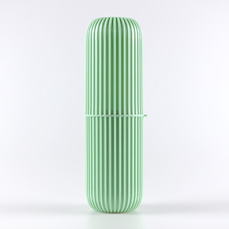 Reise-Mundspülbecher, Einfacher Waschbeckenbecher, Praktisches Zahnbürsten-Etui-Set, Aufbewahrungsbox für Outdoor-Geschäftsreisen
