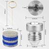 A20F-3Set 1.1 Mm Foam Cannon Orifice Nozzle And Foam Maker Replacement Thread Nozzle Tips And Mesh Filter For Snow Foam Lance