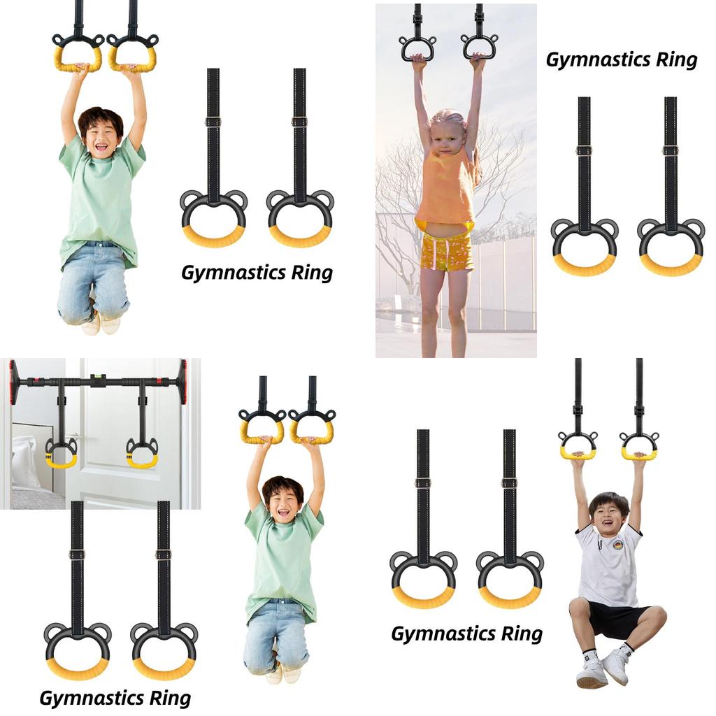 Durable And Sturdy Children's Fitness Rings For Bodybuilding And Sports Training