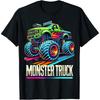 Monster Truck Birthday Party Retro Vintage Monster Trucks T Shirt Unisex Shirt