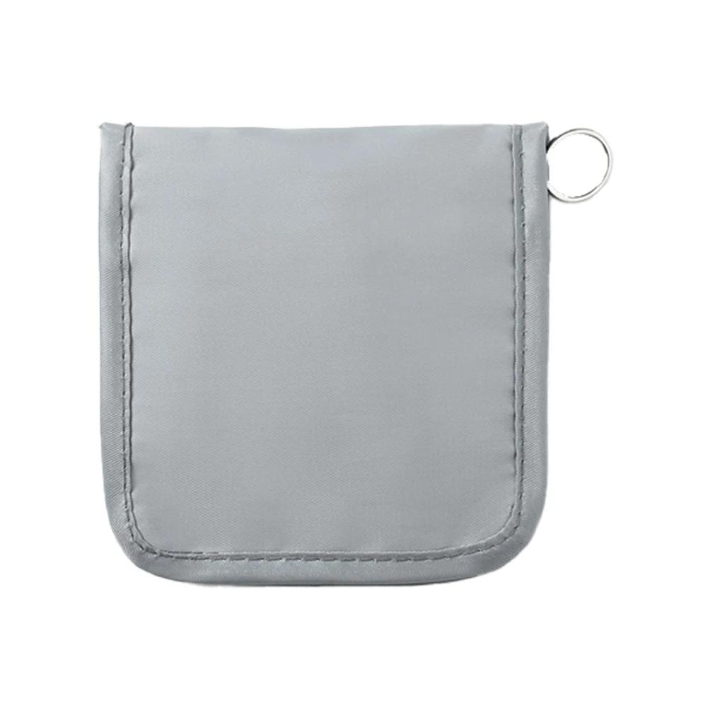 

Portable Mini Medical Pouch Foldable Large Opening with Zip Sort First Aid Kit Outdoor Travel Essential Storage Bag серый
