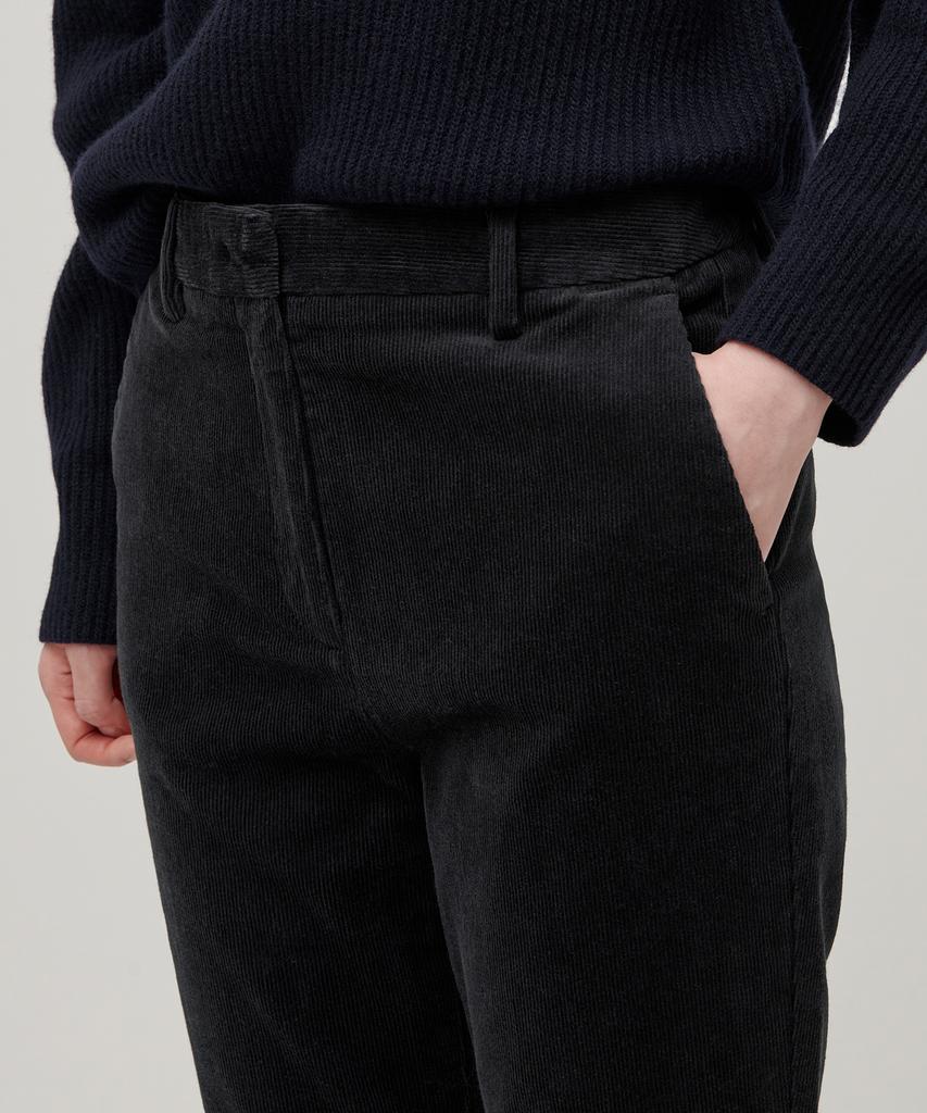 MUSINSA STANDARD WOMAN Bootcut Corduroy Pants [Dark Gray]