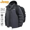 JEEP Men's 3-in-1 Outdoor Hooded Jacket
