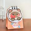 Cute Mini 2026 Desk Calendar Cartoon Cat Portable Daily Planner Coil Schedule Mark Calendar Ornaments Office Desk Accessories