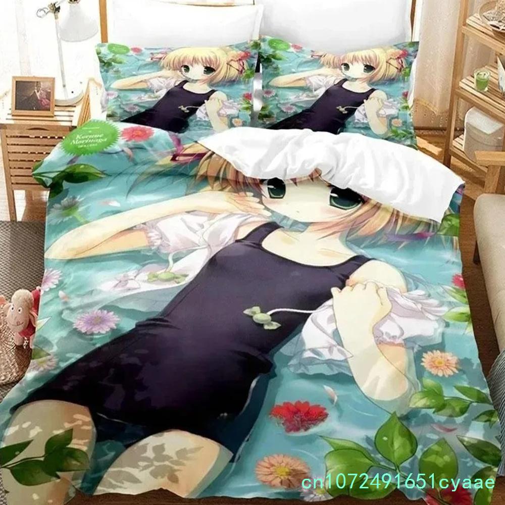 3D Printing Anime Kawaii Girls Rizelmine Bedding Set Bedroom Soft Modern Bedspreads Comefortable Duvet Cover Quilt Pillowcase