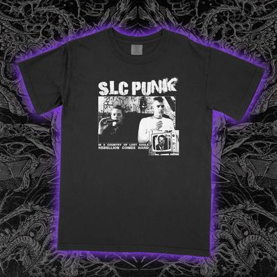 SLC Punk Tshirt Classic Movie Graphic 90s Punk Rock Alternative Style Unisex Pure Cotton Streetwear Shirt for All Seasons