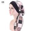 Fashion Pre-Tied Printed Headwear Chemo Pirate Cap Hair Loss Hat Muslim Turban Cancer Head Scarf