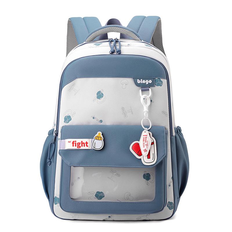 Neuer Stil Grundschüler Mittelschüler Schultasche Niedlicher Mädchenrucksack Leicht Gewichtsreduzierung Großer Kapazität Rucksack